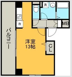 タイニーグローブ【8階】の間取り