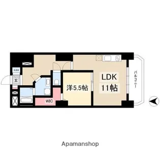 ライオンズマンション千種【7階】の間取り