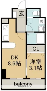 La Douceur今池【10階】の間取り