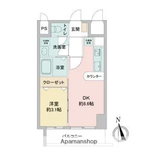 La Douceur今池【3階】の間取り