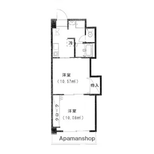 プレステージ名古屋【11階】の間取り