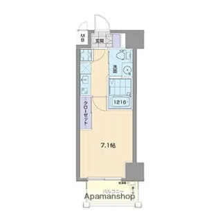 ライブコート千種【6階】の間取り