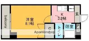 五番街クラシック【4階】の間取り