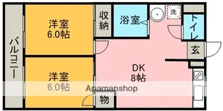 啓周ビル【5階】の間取り