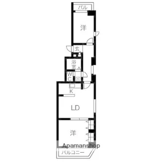 レインボー千代田橋【4階】の間取り