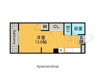 小山ビル【3階】の間取り