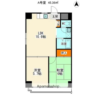 セカンドパーティー【3階】の間取り
