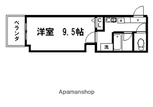 アメニティ泉【6階】の間取り