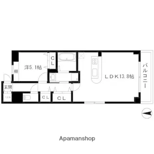 愛知県名古屋市千種区内山3丁目【マンション】の間取り