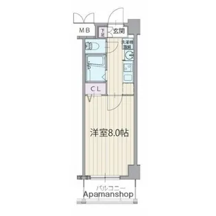 パルティール今池【9階】の間取り