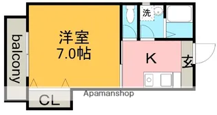 ファインハイツ【2階】の間取り