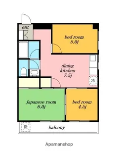 クリーンビル【5階】の間取り