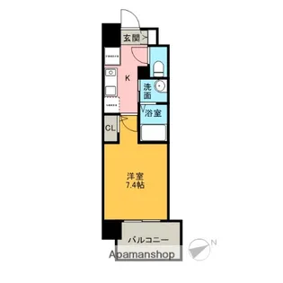 愛知県名古屋市東区大幸4丁目【マンション】の間取り