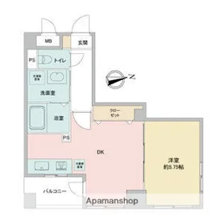 アーバンラックス今池【2階】の間取り