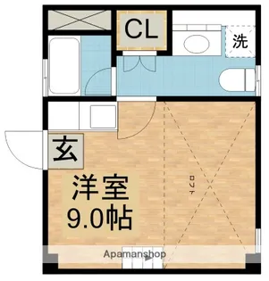千種ハウス【3B号室】の間取り