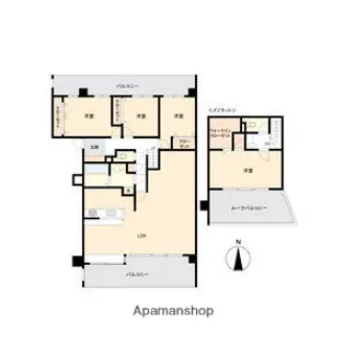 サムティレジデンス東山公園【4階】の間取り