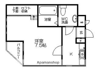 ノヴェル今池【2階】の間取り