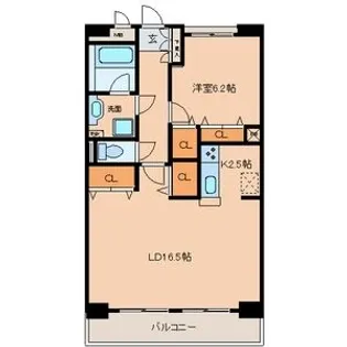 ENCHANTE 泉【8階】の間取り