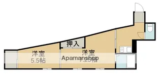 2Kの間取り画像