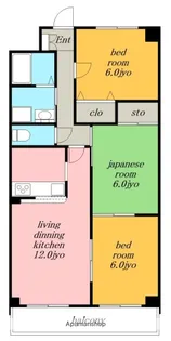ケルン白壁【1階】の間取り