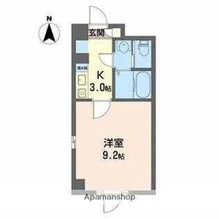 クレール池下【3階】の間取り