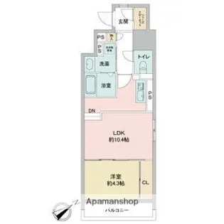 ドゥーエ千種【9階】の間取り