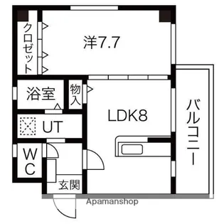 JU・JU【3階】の間取り