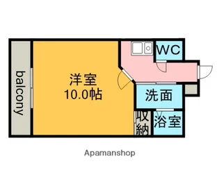 ABCSAKURAGARDEN【9階】の間取り
