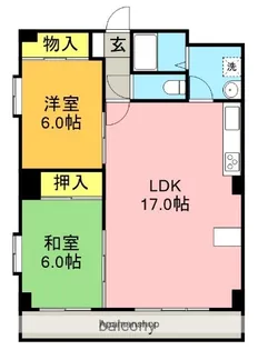マンション葵【3階】の間取り