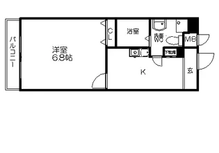 セントレイクセレブ代官町【8階】の間取り