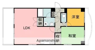 リバーサイド京命【3階】の間取り