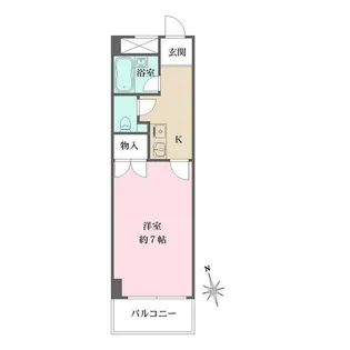 服部マンション【3階】の間取り