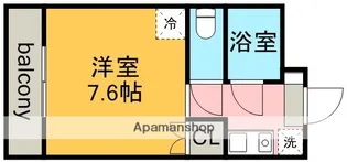 マンションボナール【405号室】の間取り