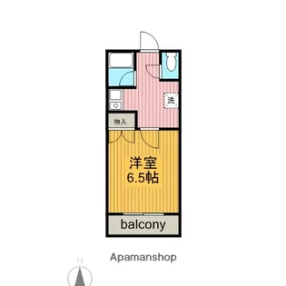 ジュネス北千種【5階】の間取り