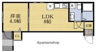 愛知県名古屋市千種区春岡1丁目【アパート】の間取り