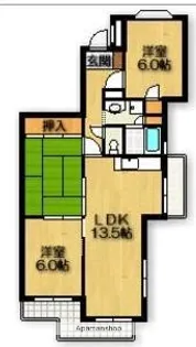 スカイラーク丘上【2階】の間取り