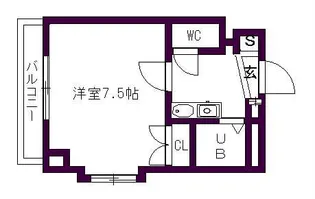シティライフ本山【2階】の間取り