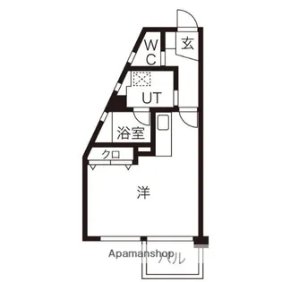 ハイリスベーネ池下【1階】の間取り