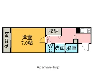 巌ビル丸山【2階】の間取り