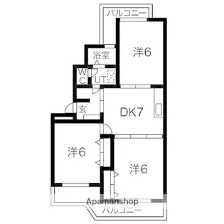 シエラ光が丘【2階】の間取り
