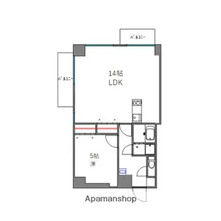 SLR吹上 (旧ダイメイビル)【4階】の間取り