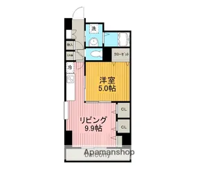 プレステージ千種【5階】の間取り
