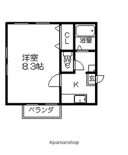 エルム池園【2階】の間取り
