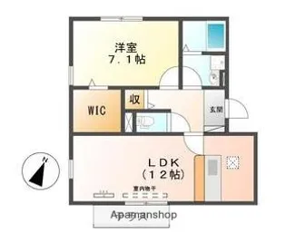 パークコート向陽町【2階】の間取り