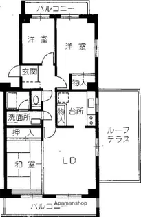 メナージュマルヤマ【5階】の間取り