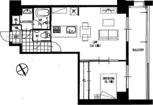 エルミタージュ新栄【8階】の間取り