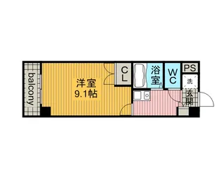 ベル千種【204号室】の間取り