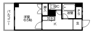 服部マンション【3階】の間取り