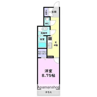 ロリエ宮東【1階】の間取り