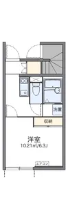 レオネクスト萩原【1階】の間取り